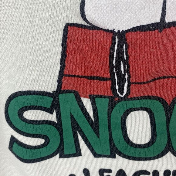 Zara Snoopy Peanuts Graphic Sweater Size 13-14 Beige Sweatshirt Pullover Casual - Picture 4 of 12